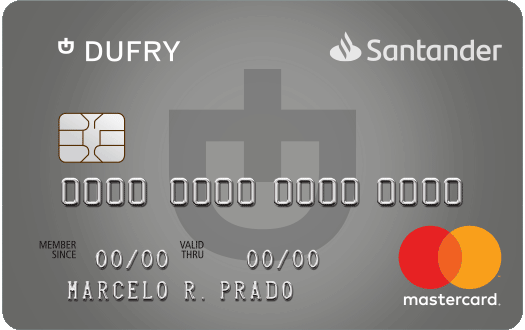 Cartão de crédito Dufry Santander