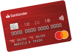Cartão de Crédito Santander 1 2 3